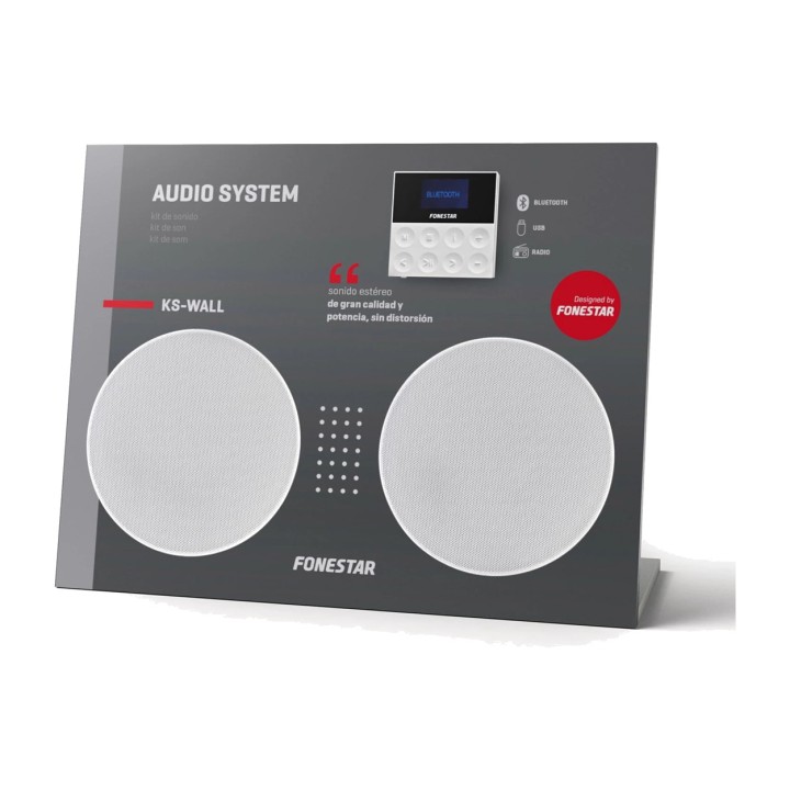 FONESTAR Bluetooth sound kit with wall amplifier and 2