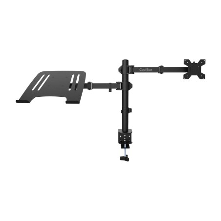 supporto da tavolo con morsetto per monitor e laptop 32" 17" vesa-100 8kg