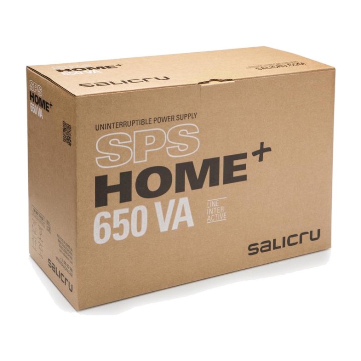SALICRU SAI de línea interactiva para el hogar con tomas schuko SPS HOME+ 650VA 360W MGS0000027903