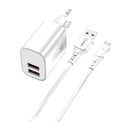 cargador de pared con cable micro usb incluido apolo-kit 2,4a