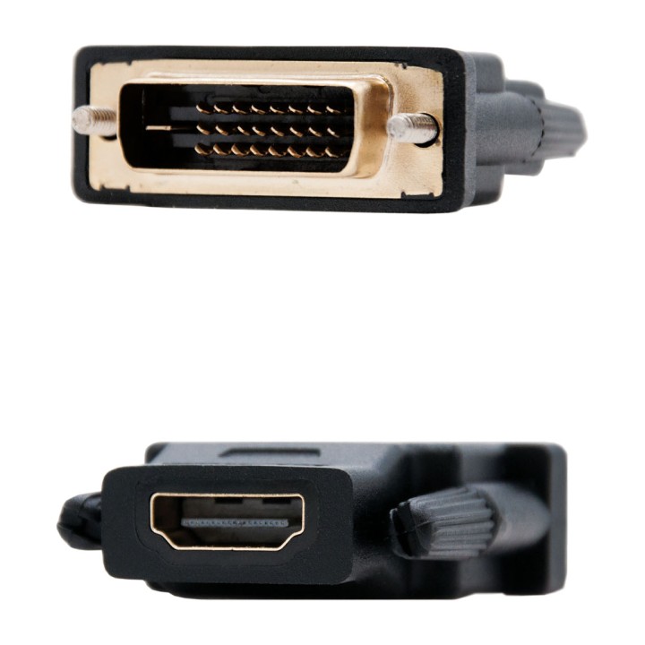 NANOCABLE Adaptér DVI samec na HDMI samice 24+1