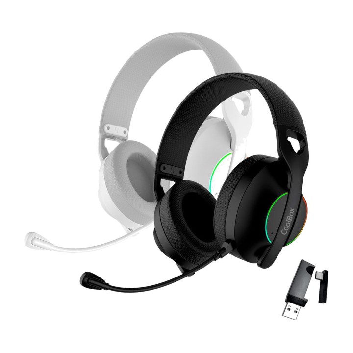 COOLBOX Cuffie gaming wireless con microfono rimovibile WB01