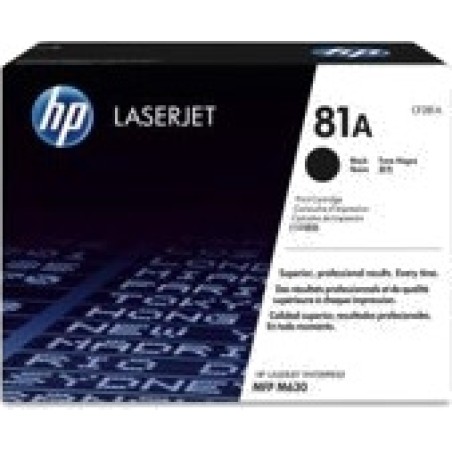 cartouche de toner laserjet-81a