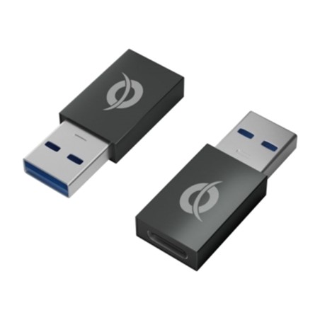 pack 2 adaptadores usb-a macho a usb-c hembra donn10g 3.0