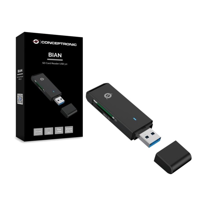 CONCEPTRONIC SD- und microSD-Kartenleser BIAN02B USB3.0