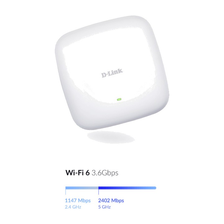D-LINK Point d'accès WiFi 6 PoE pour plafond AX3600