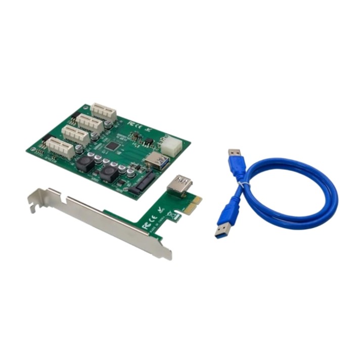CONCEPTRONIC Scheda di espansione da PCI Express x1 a 4 slot