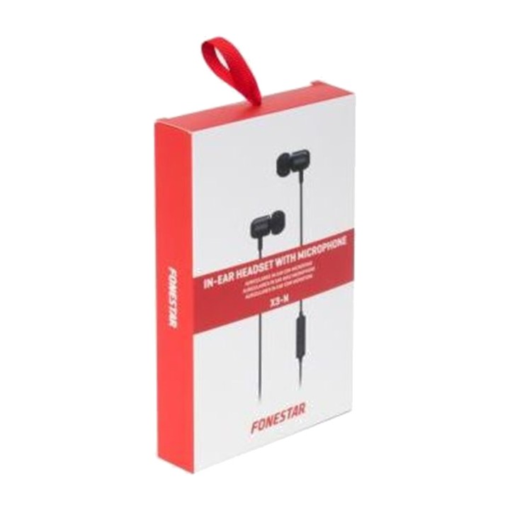 FONESTAR Aluminium-In-Ear-Kopfhörer mit Mikrofon X3-N