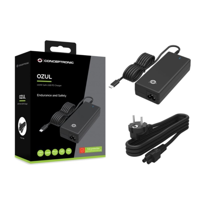CONCEPTRONIC Universal GaN USB-C-oplader til bærbar computer