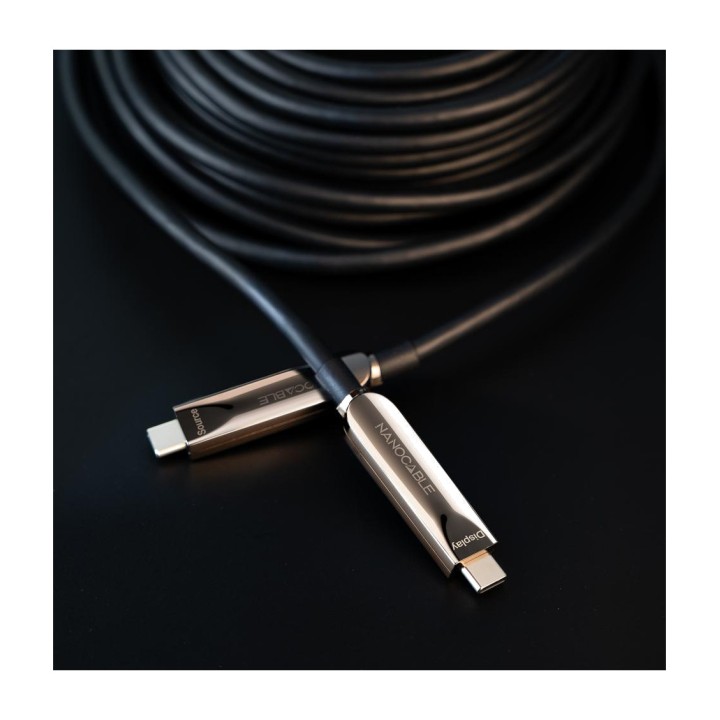 NANOCABLE Aktiv envägs optisk fiber USB-C-kabel för data,