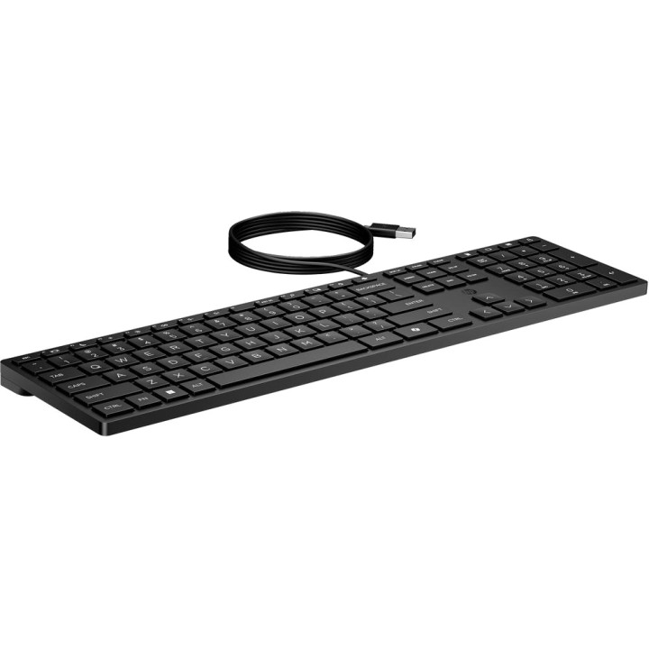 HP Clavier espagnol silencieux avec câble USB 320K