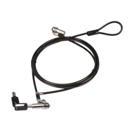 sicherheitskabel für laptops mit doppelkopf und hauptschlüssel custodio02bntm nano 2,5x6mm