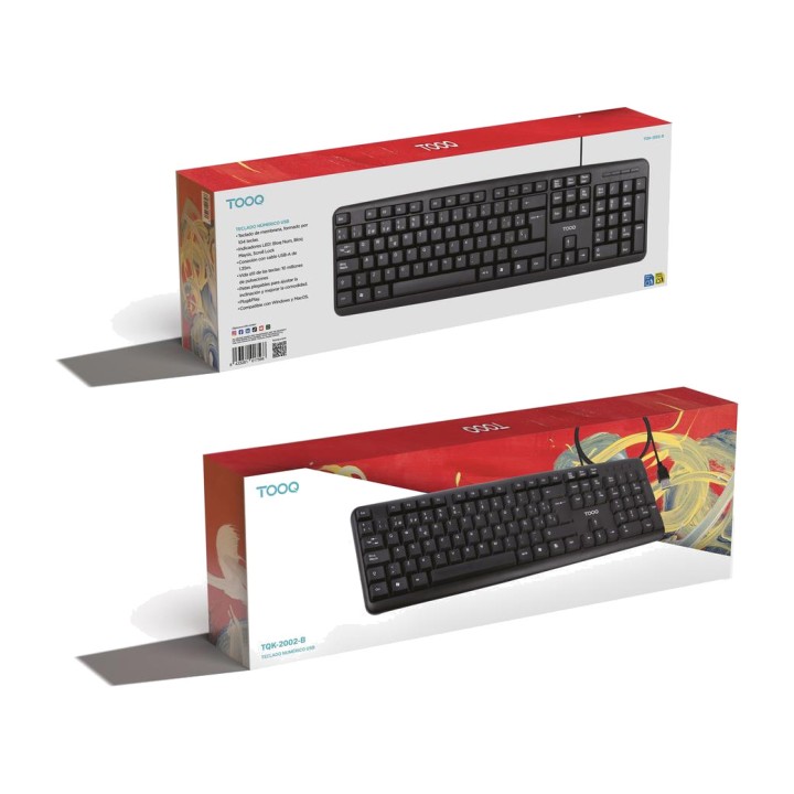 TOOQ Tastiera USB cablata TQK-2002 DSP0000042368