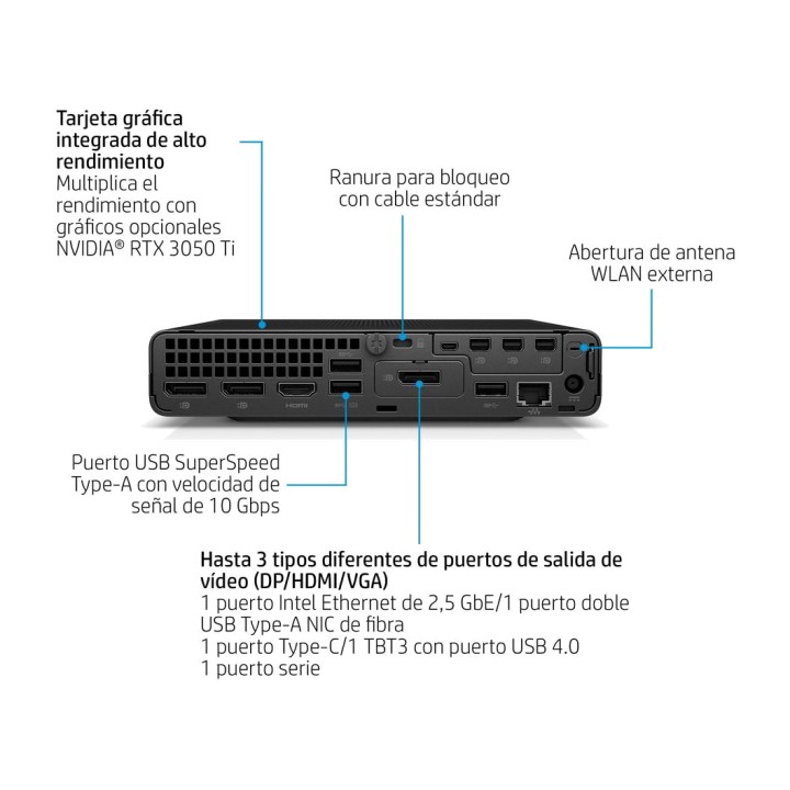 HP Computer desktop compatto professionale ELITE-MINI 800 G9
