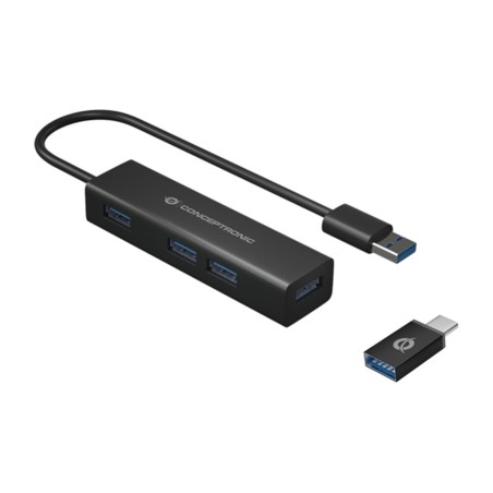 hub usb à 4 ports hubbies06b 3.0 5gbps