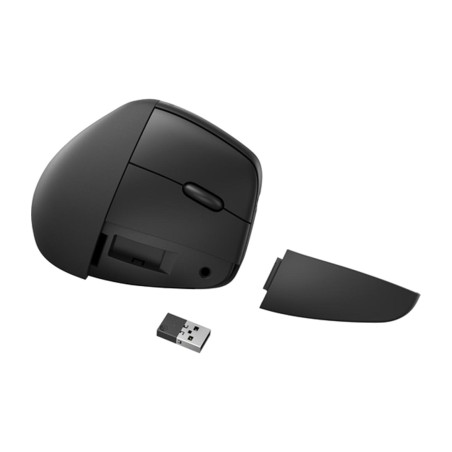 rechargeable ergonomic vertical wireless mouse with bluetooth and usb receiver 925