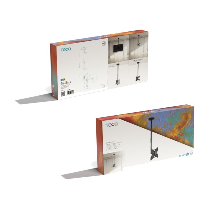 TOOQ Supporto da soffitto per televisore LPCE2301TSLI 23-42"