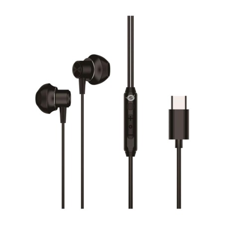 auriculars intraurals usb-c d'alumini amb micròfon brendan04b 1,2 m