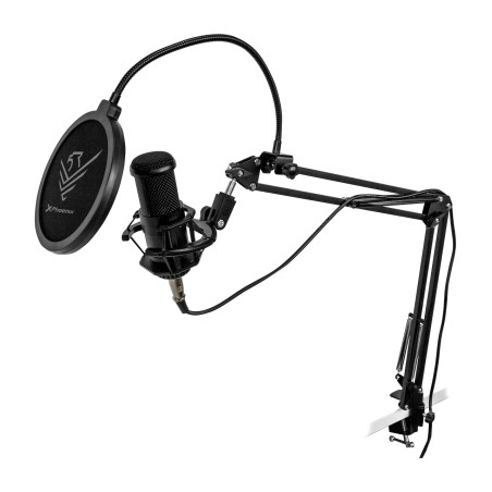 condenser microphone kit with articulated arm, pop filter and shock mount streamcast-pro-jack