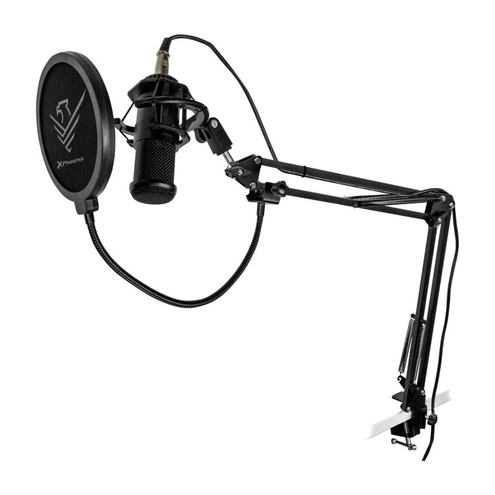 PHOENIX Kit microfono a condensatore con braccio articolato,