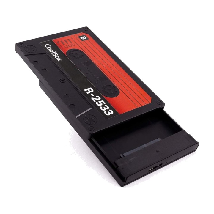 COOLBOX Box esterno tipo cassetta per disco HDD o SSD SATA