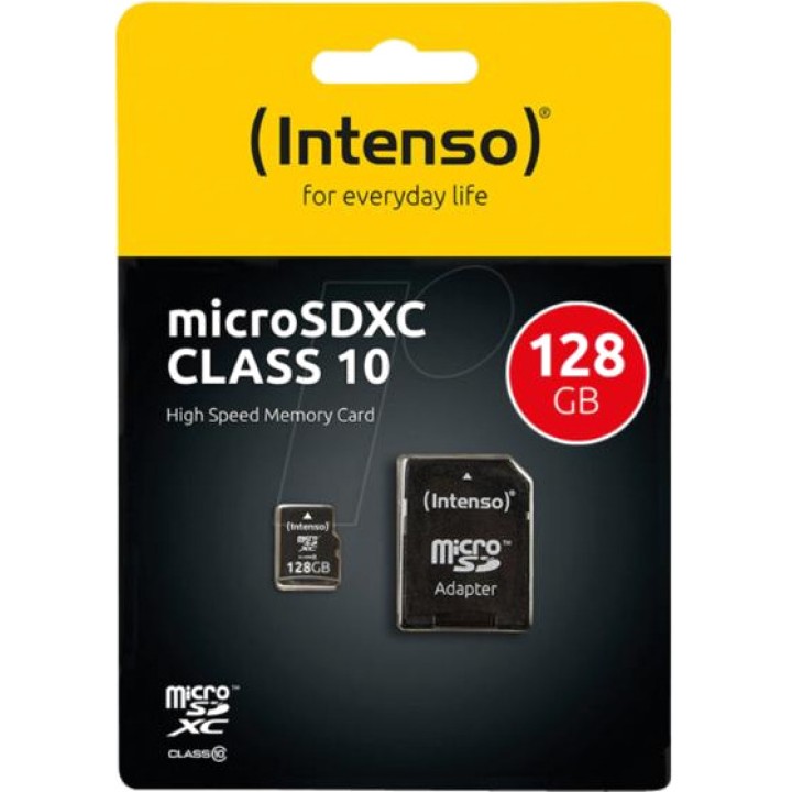 INTENSO MicroSDXC-kaart CLASE-10 128GB DSP0000035104