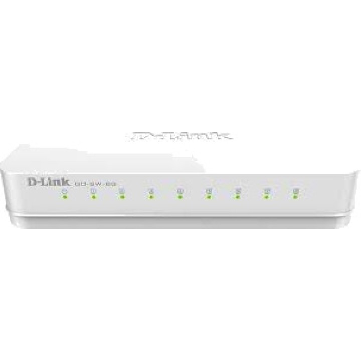 D-LINK Switch no gestionado de 8 puertos gigabit GO-SW-8G