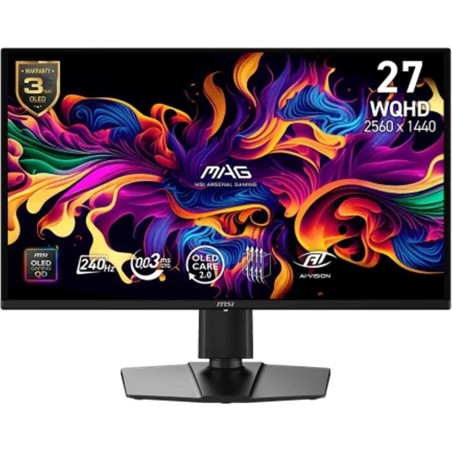 monitor gaming qd-oled de 26,5 pulgadas mag 274qp-x24 wqhd 240hz
