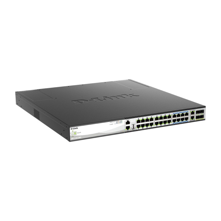 D-LINK Switch multigigabit gestito L3 impilabile a 30 porte