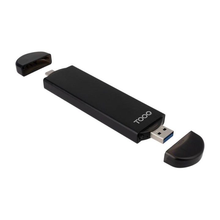 TOOQ Caja externa con doble conector para SSD TQE-2240B M.2