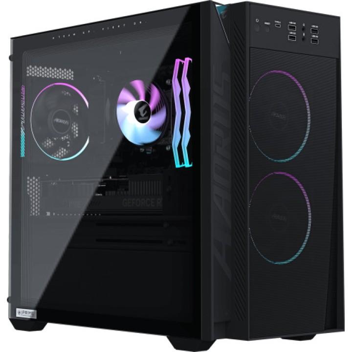 GIGABYTE Ordenador de sobremesa gaming con Windows 11 Home AORUS PRIME-3 AP3A7N6-5111 RYZEN-7 9700X 16GB 1TB-SSD RTX-5060-8GB DS