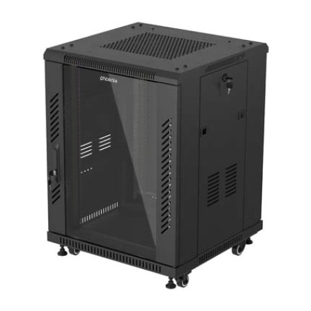 ντουλάπι rack δαπέδου για server 19 ιντσών 15u 600x600mm max-1000kg