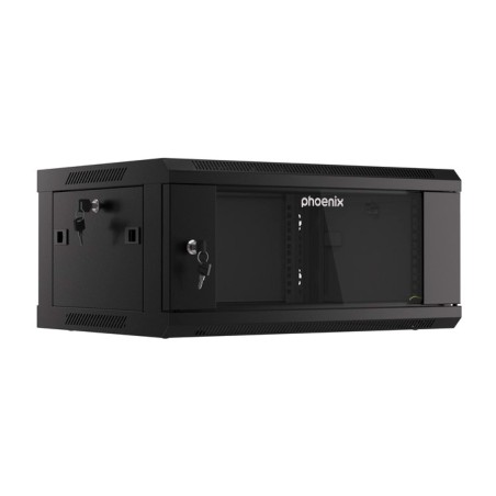 selvsamlet rackskab 19 tommer 4u 600x450x279mm max-60kg