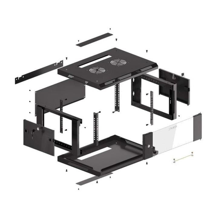 PHOENIX Samomontujaca szafa rack 19 cali 4U 600X450X279MM