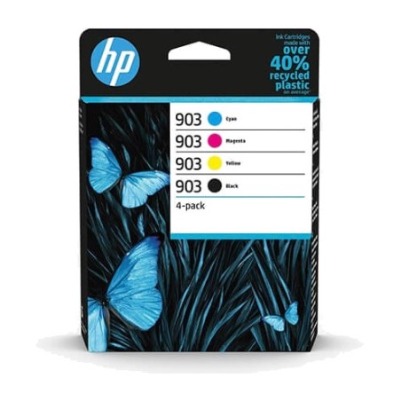 confezione con cartucce d’inchiostro originali nero, ciano, magenta e giallo 903 4 uds