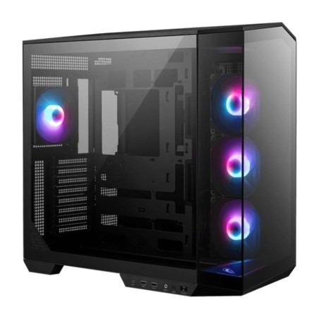 caja de pc gaming atx panorámica con cristal templado mag pano-100r-pz-rgb