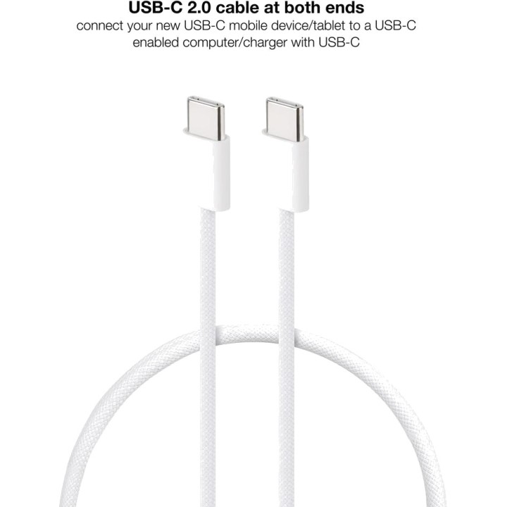 NANOCABLE Câble USB-C à charge rapide PD, PPS et QC 2.0 60W