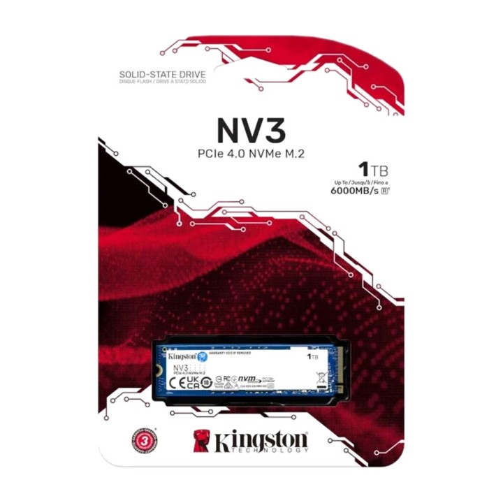 KINGSTON M.2-NVMe-SSD NV3 1TB 2280 DSP0000026255