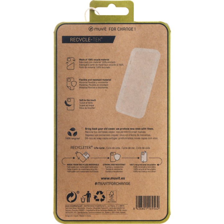 MUVIT Capa reciclada para celular RECYCLETEK-OPPO A78/A58 5G