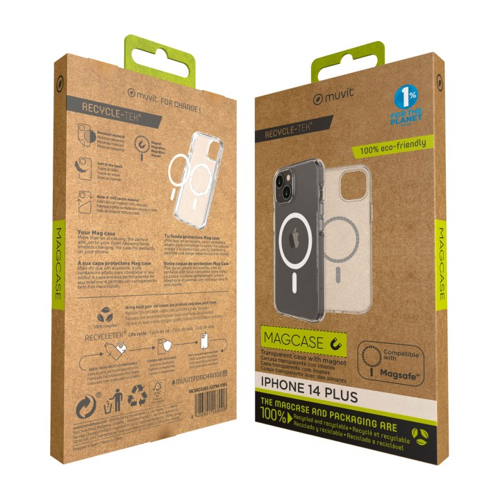 MUVIT Coque magnétique recyclée pour téléphone portable