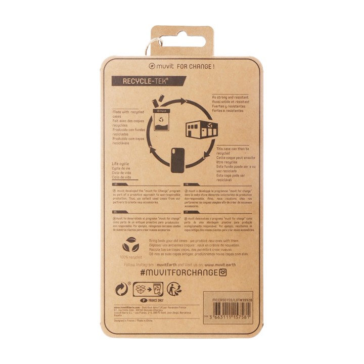 MUVIT Ekorcykliczna funda dla telefonu RECYCLETEK-IPHONE 13
