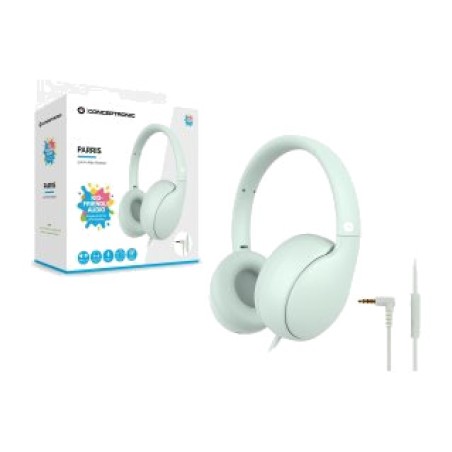 children’s wired headphones with microphone and volume limiter parris04gt-jack 3,5 mm 85 db