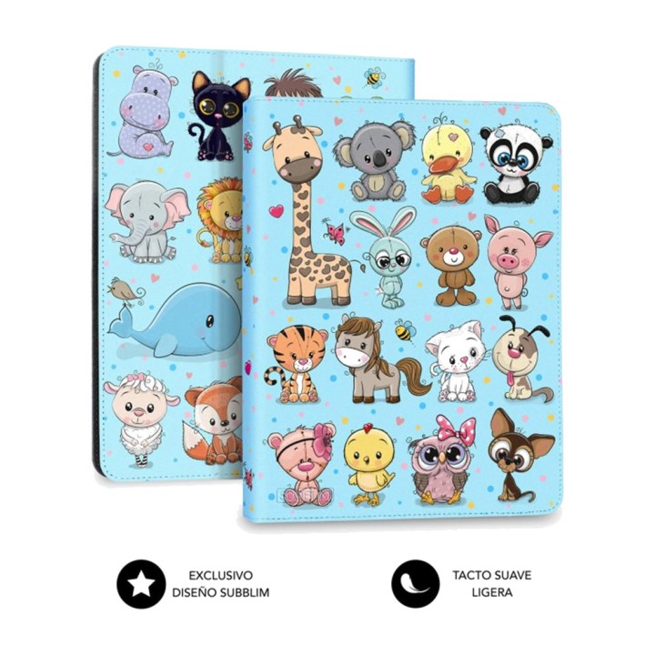 SUBBLIM Custodia universale con disegni di animali per