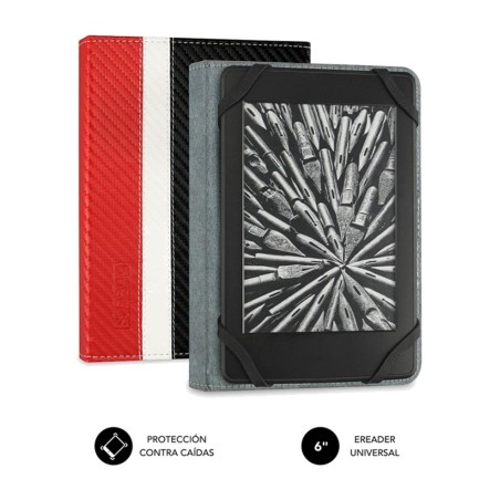 capa para leitor de livros eletrônicos de 6 polegadas clever-ebook-case