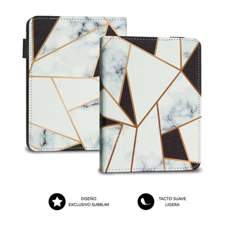 SUBBLIM Étui pour liseuse de 6 pouces CLEVER-EBOOK-CASE
