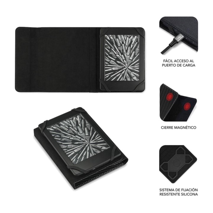 SUBBLIM Case for 6-inch e-reader CLEVER-EBOOK-CASE