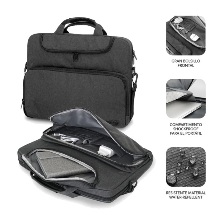 SUBBLIM Sacoche rembourrée pour ordinateur portable de 13,3