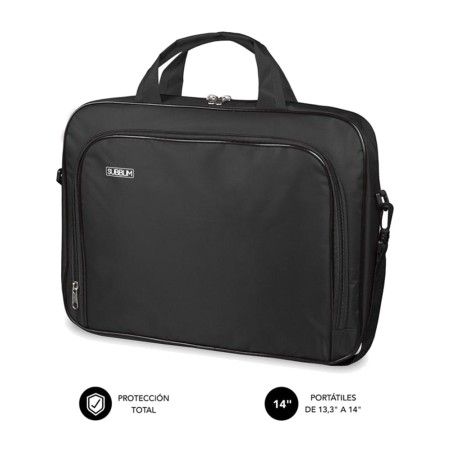 maletín con dos compartimentos para portátil de 13,3 a 14 pulgadas oxford-laptop-bag