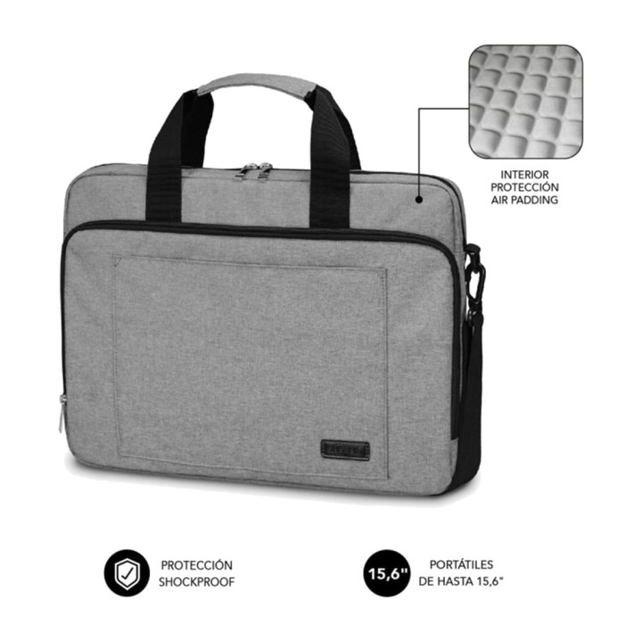 SUBBLIM Mochila acolchoada para notebook de 15,6 polegadas