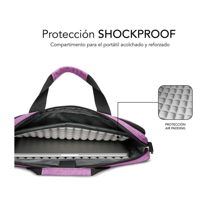 SUBBLIM Sacoche rembourrée pour ordinateur portable de 15,6